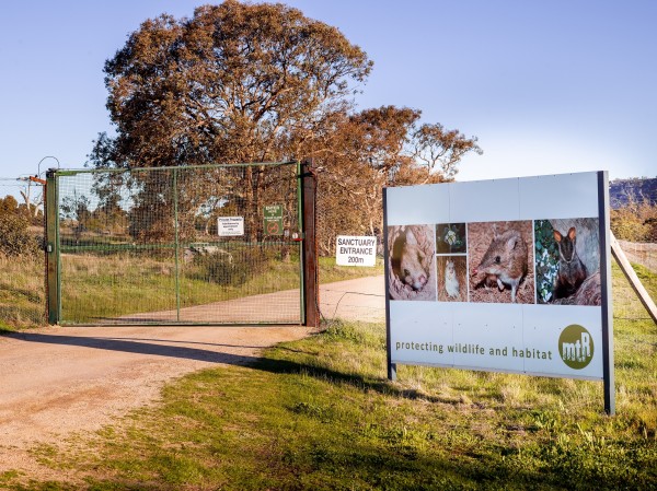 Mount Rothwell sanctuary entrance